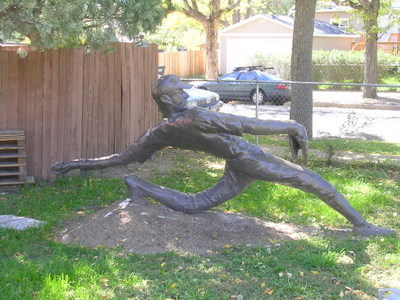 Pitcher Statue, Colorado Springs.